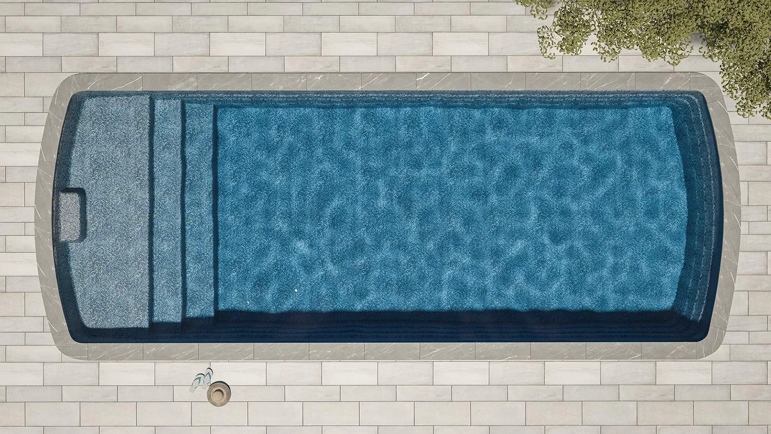 Piscina Granitada Ocean Gray